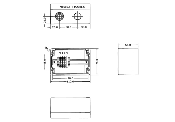 ATEX LED LINE - Terminal Box